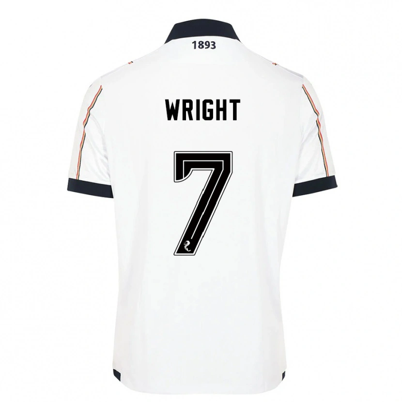Danxen Dětské Drey Wright #7 Bílá Námořnická Červená Daleko Hráčské Dresy 2025/26 Dres