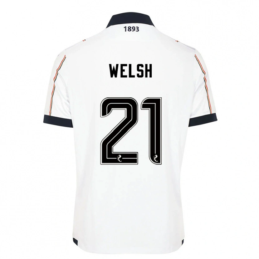 Danxen Dětské Tom Welsh #21 Bílá Námořnická Červená Daleko Hráčské Dresy 2025/26 Dres