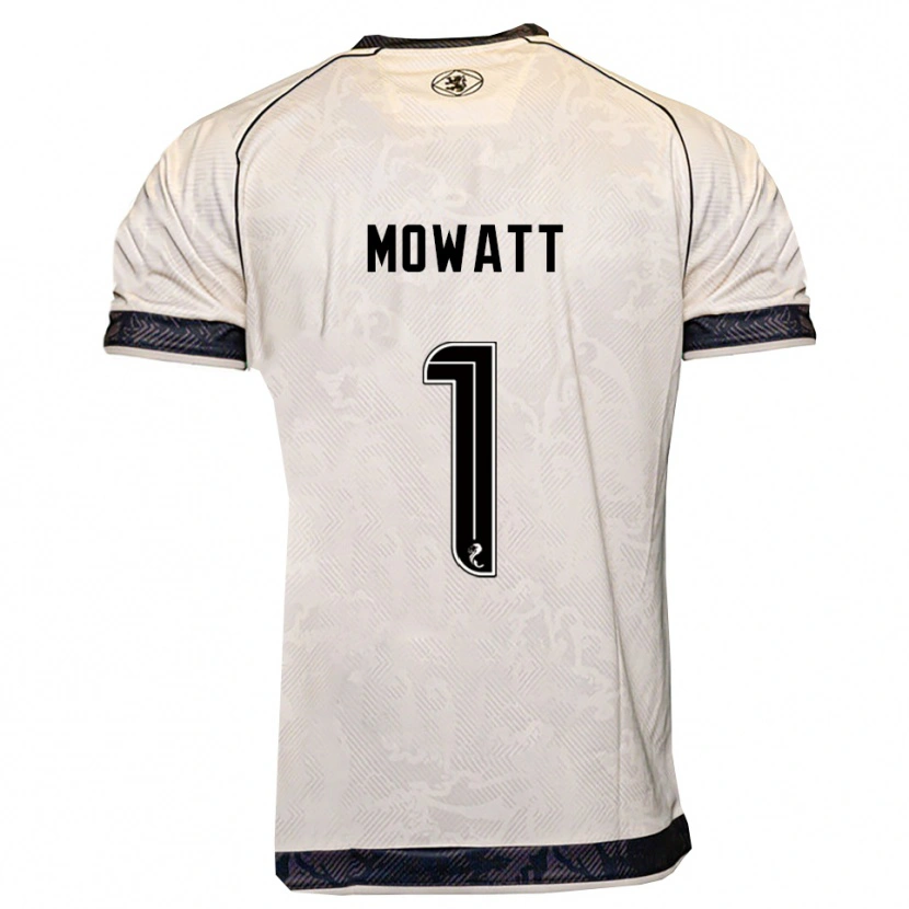 Danxen Dětské Beth Mowatt #1 Bílá Černá Daleko Hráčské Dresy 2025/26 Dres