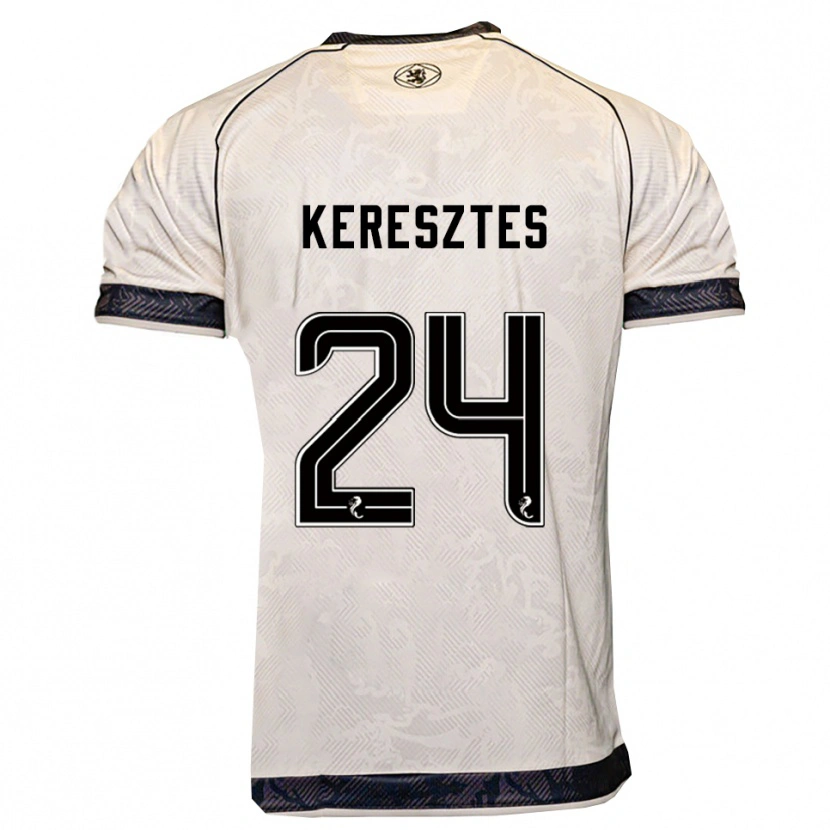 Danxen Dětské Krisztián Keresztes #24 Bílá Černá Daleko Hráčské Dresy 2025/26 Dres