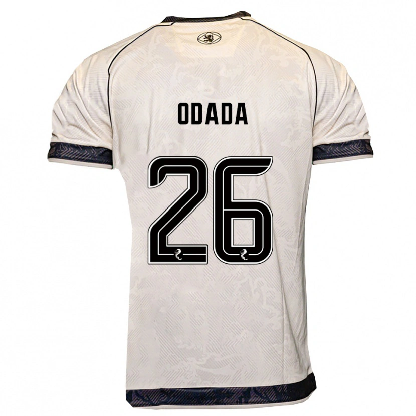 Danxen Dětské Richard Odada #26 Bílá Černá Daleko Hráčské Dresy 2025/26 Dres