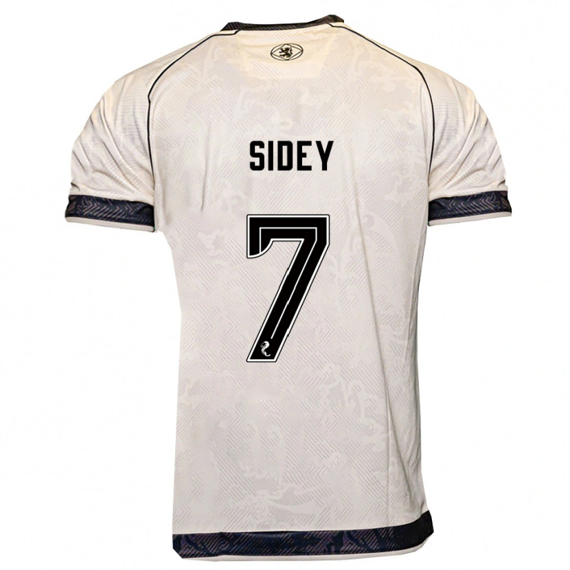 Danxen Dětské Leah Sidey #7 Bílá Černá Daleko Hráčské Dresy 2025/26 Dres