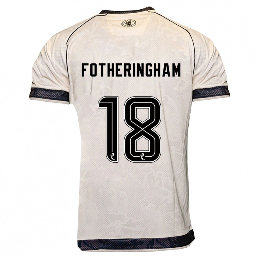 Danxen Dětské Kai Fotheringham #18 Bílá Černá Daleko Hráčské Dresy 2025/26 Dres