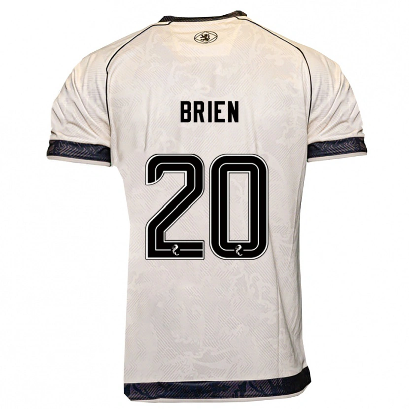 Danxen Dětské Freya Brien #20 Bílá Černá Daleko Hráčské Dresy 2025/26 Dres