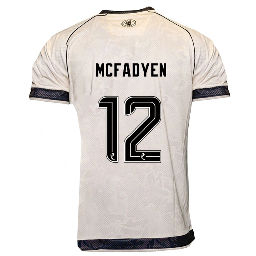 Danxen Dětské Stacey Mcfadyen #12 Bílá Černá Daleko Hráčské Dresy 2025/26 Dres