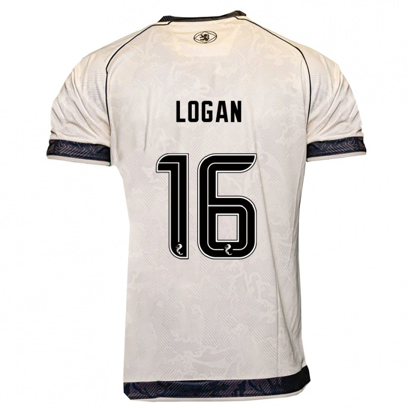 Danxen Dětské Alex Logan #16 Bílá Černá Daleko Hráčské Dresy 2025/26 Dres