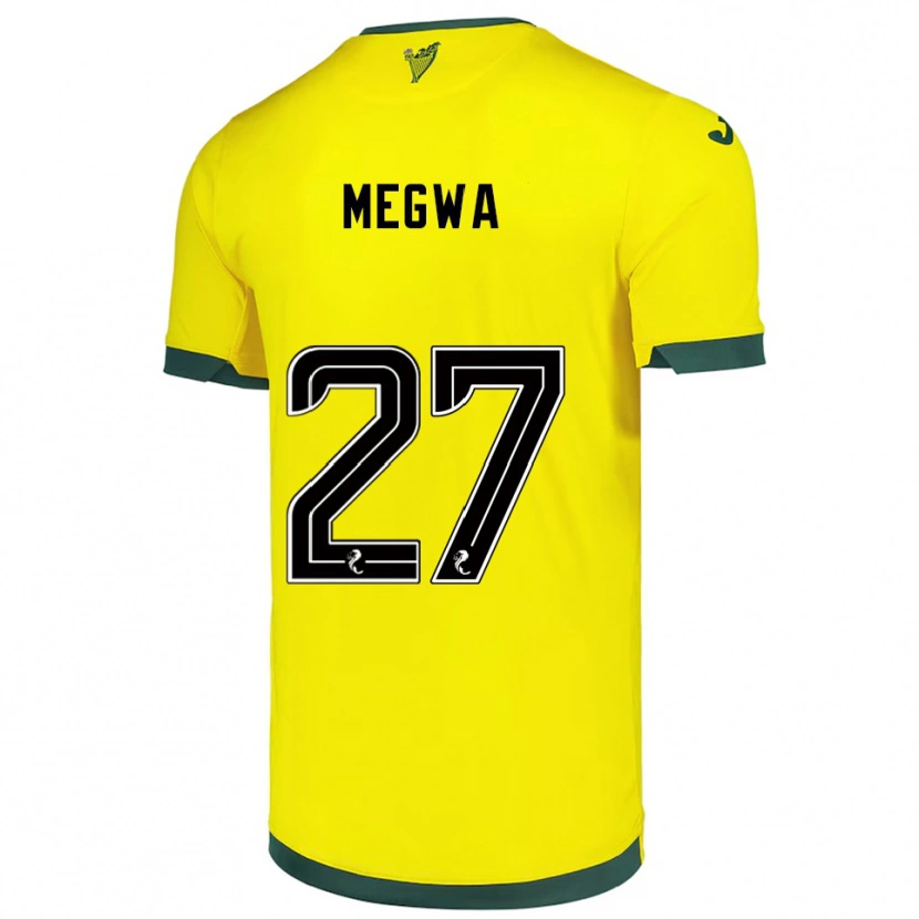 Danxen Dětské Kanayo Megwa #27 Žlutá Zelená Daleko Hráčské Dresy 2025/26 Dres