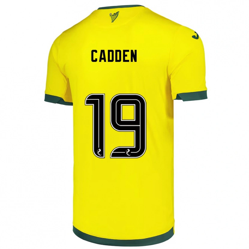 Danxen Dětské Nicky Cadden #19 Žlutá Zelená Daleko Hráčské Dresy 2025/26 Dres