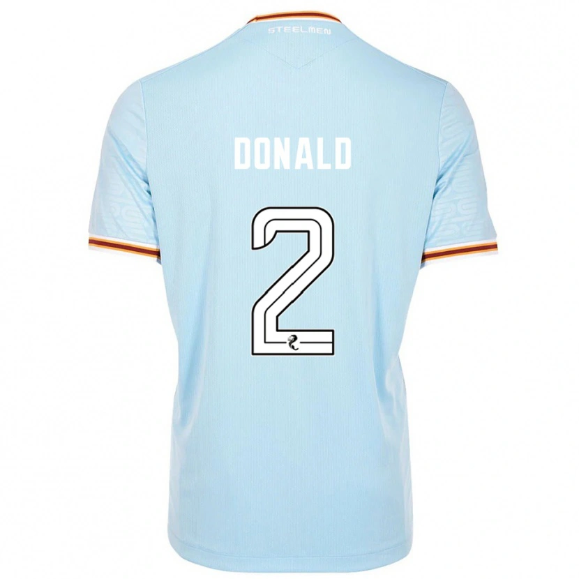 Danxen Dětské Eve Donald #2 Nebesky Modrá Daleko Hráčské Dresy 2025/26 Dres