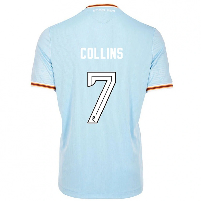 Danxen Dětské Bailley Collins #7 Nebesky Modrá Daleko Hráčské Dresy 2025/26 Dres