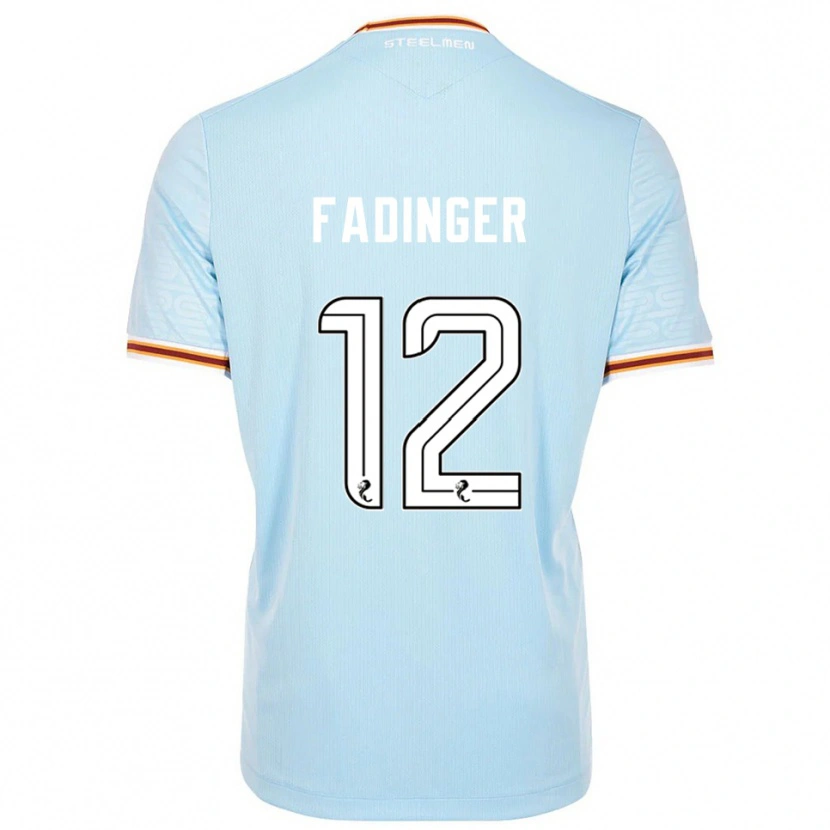 Danxen Dětské Lukas Fadinger #12 Nebesky Modrá Daleko Hráčské Dresy 2025/26 Dres