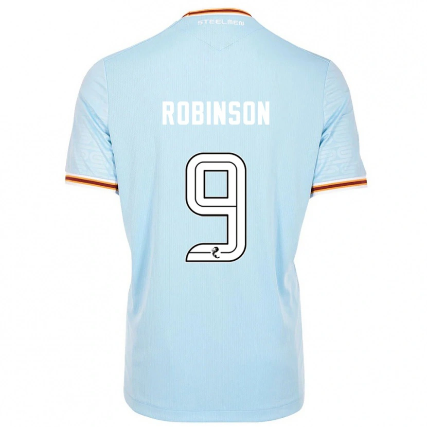 Danxen Dětské Zach Robinson #9 Nebesky Modrá Daleko Hráčské Dresy 2025/26 Dres