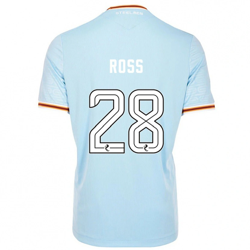 Danxen Dětské Luca Ross #28 Nebesky Modrá Daleko Hráčské Dresy 2025/26 Dres