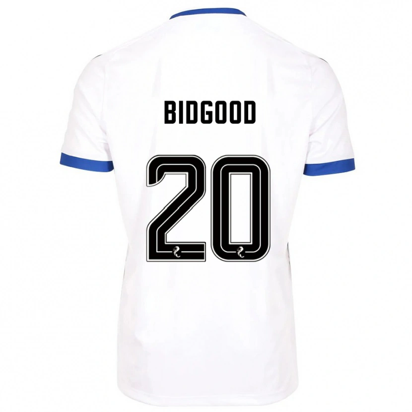 Danxen Dětské Aoife Bidgood #20 Bílá Modrá Daleko Hráčské Dresy 2025/26 Dres