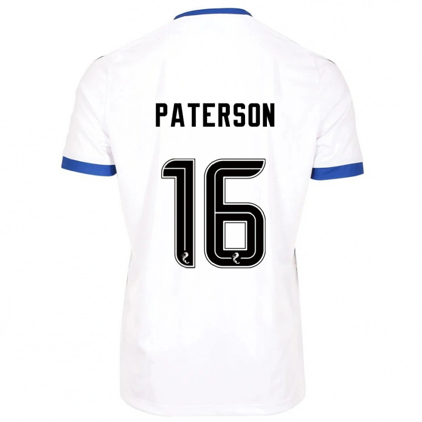 Danxen Dětské Megan Paterson #16 Bílá Modrá Daleko Hráčské Dresy 2025/26 Dres