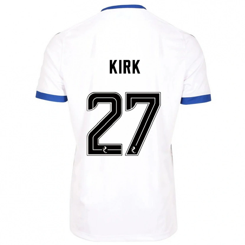 Danxen Dětské Makenzie Kirk #27 Bílá Modrá Daleko Hráčské Dresy 2025/26 Dres