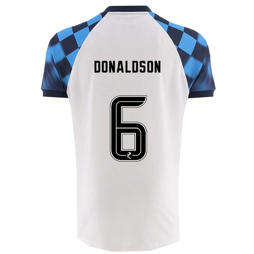 Danxen Dětské Coll Donaldson #6 Bílá Nebesky Modrá Daleko Hráčské Dresy 2025/26 Dres
