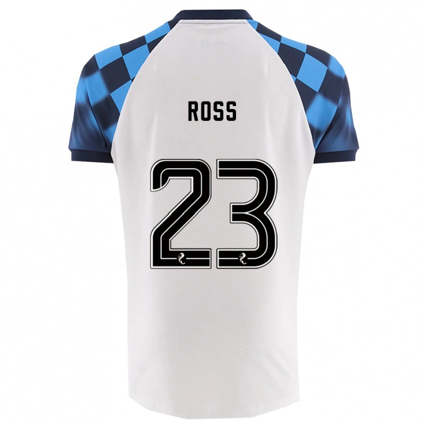 Danxen Dětské Ethan Ross #23 Bílá Nebesky Modrá Daleko Hráčské Dresy 2025/26 Dres