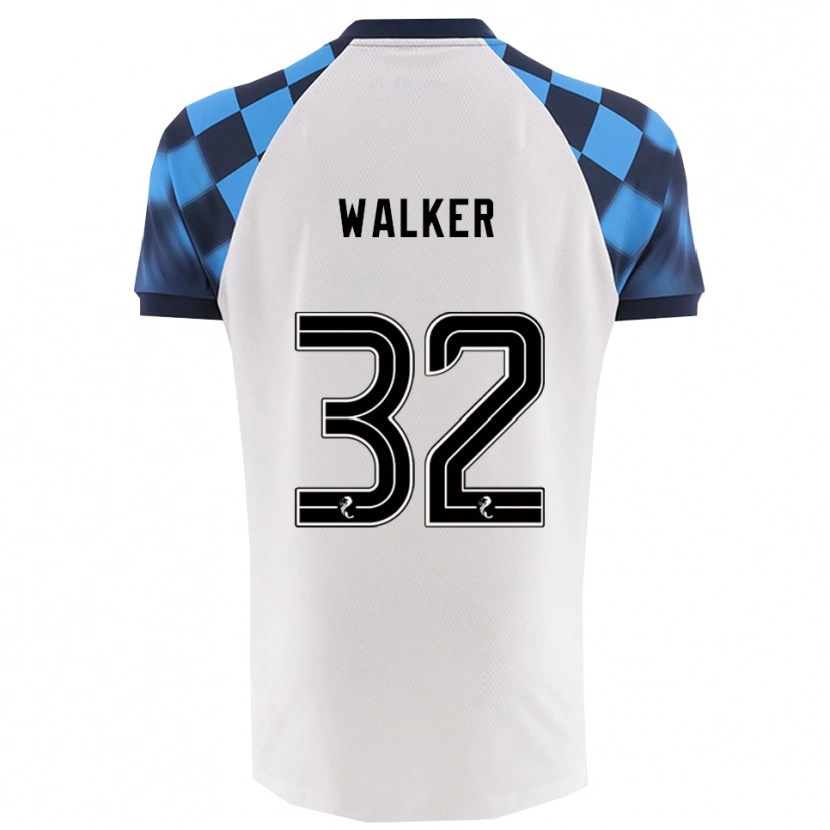 Danxen Dětské Rhys Walker #32 Bílá Nebesky Modrá Daleko Hráčské Dresy 2025/26 Dres
