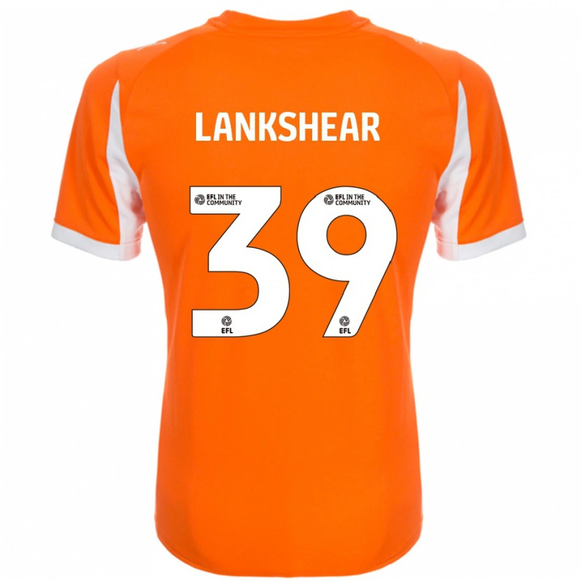 Danxen Pánské Alex Lankshear #39 Oranžová Bílá Domů Hráčské Dresy 2025/26 Dres