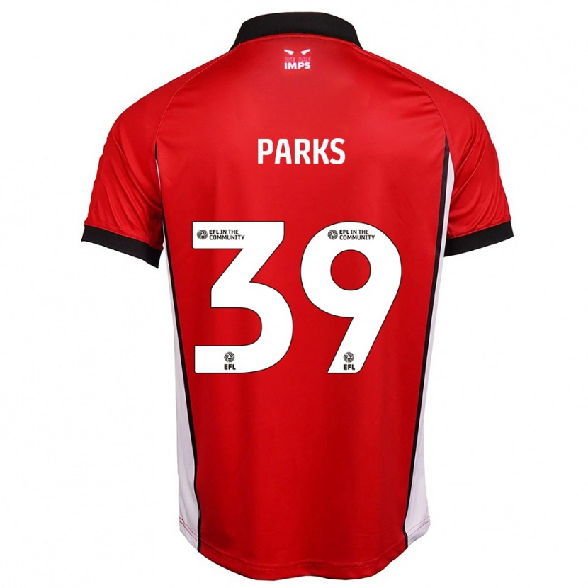 Danxen Pánské Charlie Parks #39 Červená Bílá Domů Hráčské Dresy 2025/26 Dres