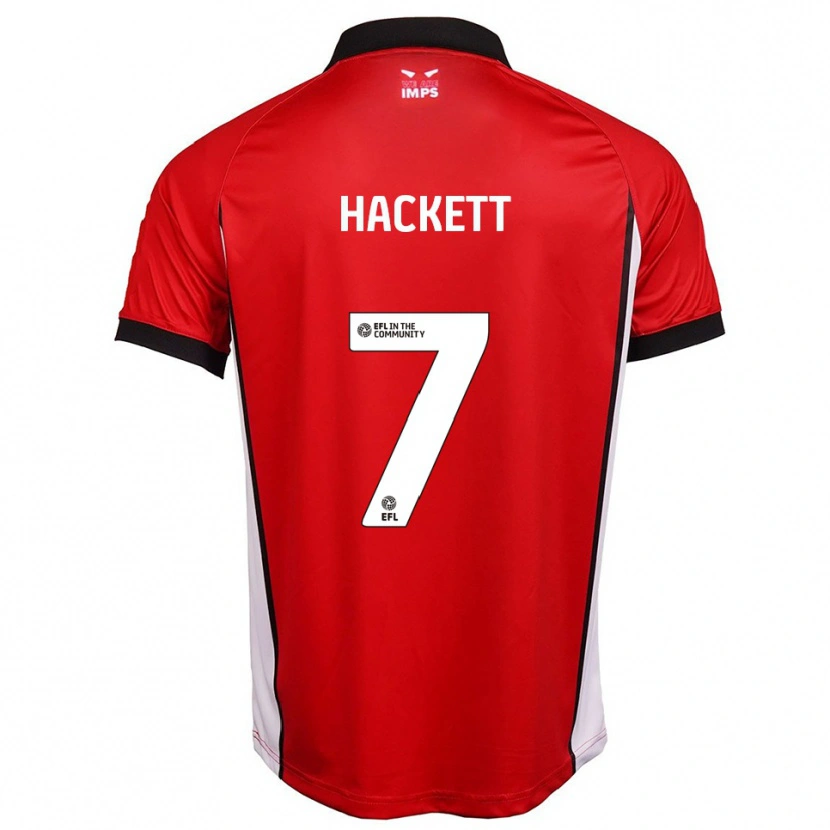 Danxen Pánské Reeco Hackett #7 Červená Bílá Domů Hráčské Dresy 2025/26 Dres