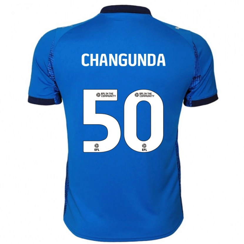 Danxen Pánské Andre Changunda #50 Modrá Bílá Domů Hráčské Dresy 2025/26 Dres
