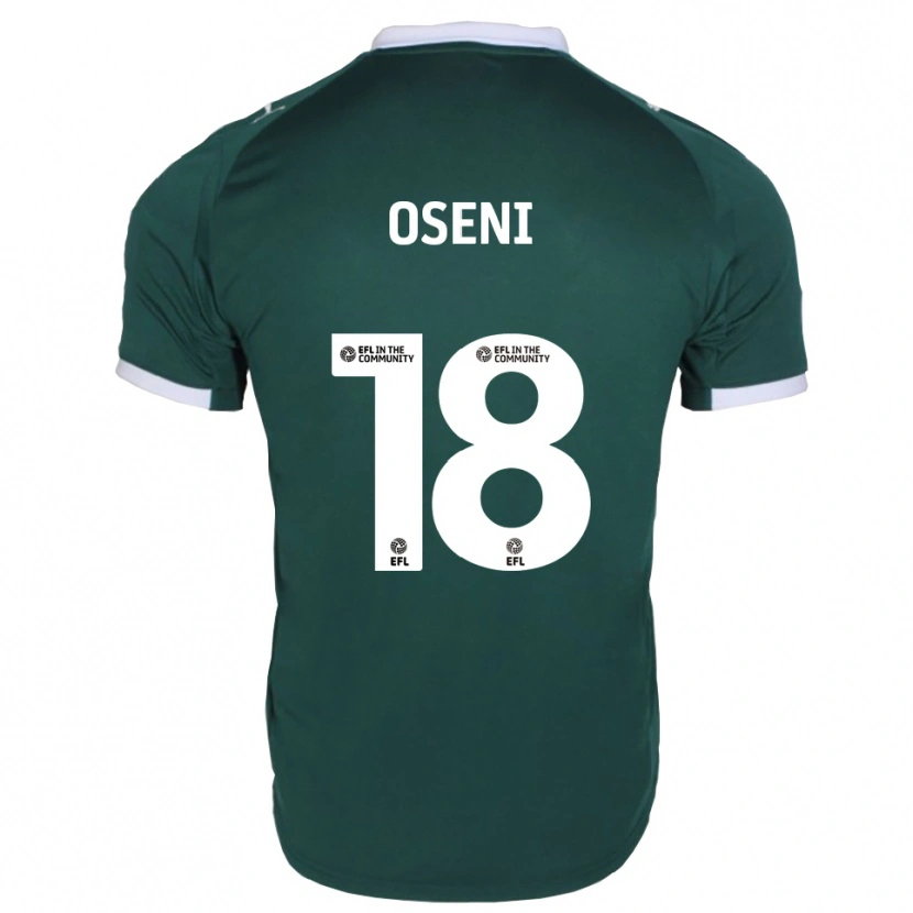 Danxen Pánské Owen Oseni #18 Zelená Bílá Domů Hráčské Dresy 2025/26 Dres