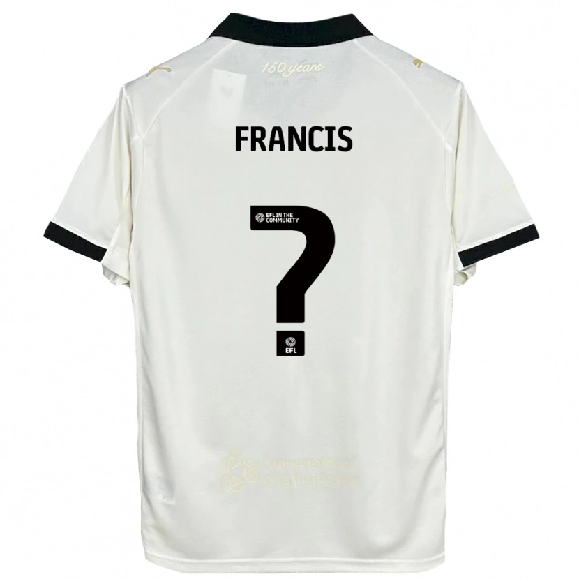 Danxen Pánské Louis Francis #0 Špinavě Bílá Černá Domů Hráčské Dresy 2025/26 Dres