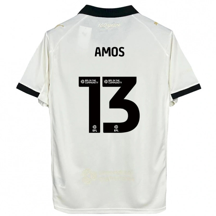 Danxen Pánské Ben Amos #13 Špinavě Bílá Černá Domů Hráčské Dresy 2025/26 Dres