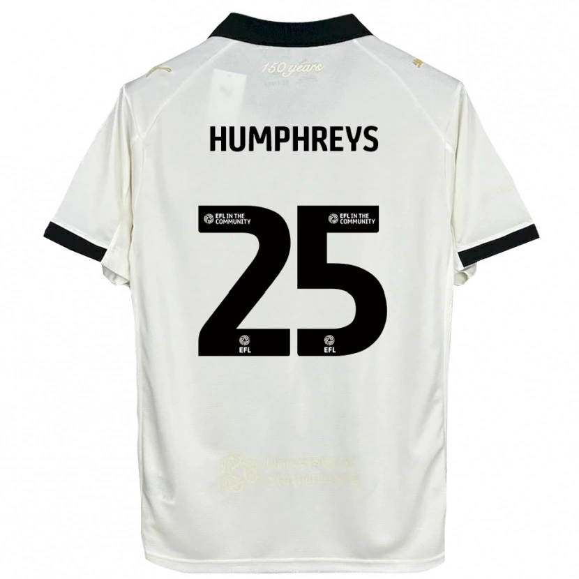 Danxen Pánské Cameron Humphreys #25 Špinavě Bílá Černá Domů Hráčské Dresy 2025/26 Dres