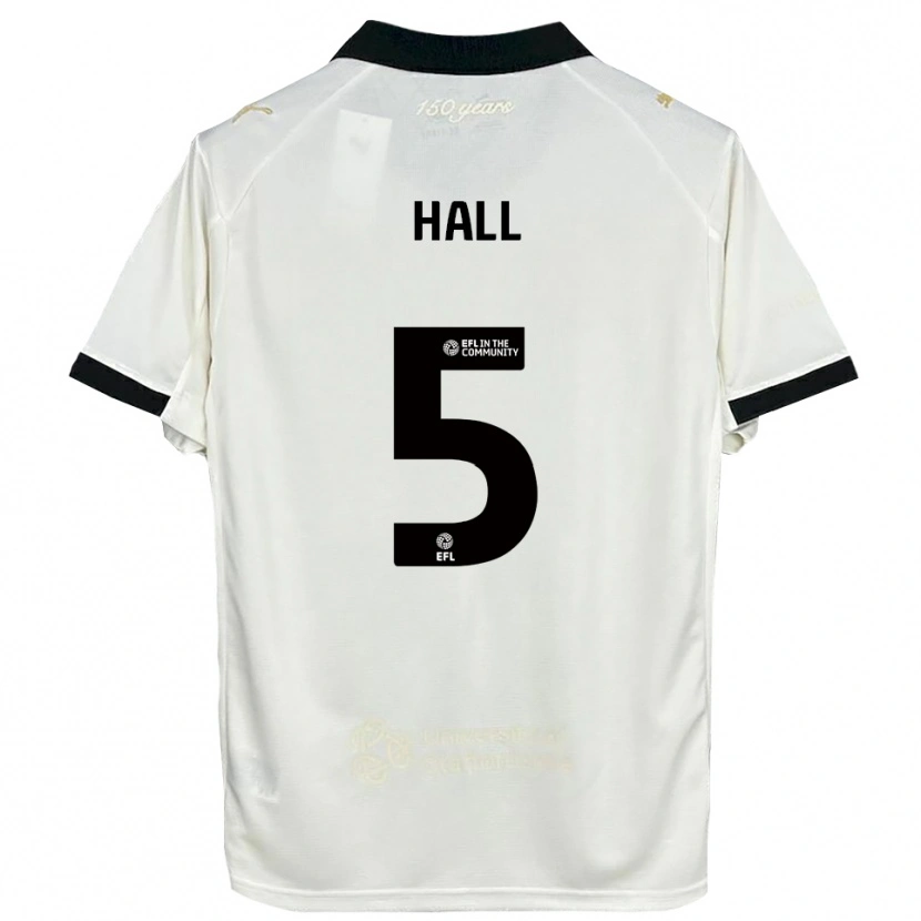 Danxen Pánské Connor Hall #5 Špinavě Bílá Černá Domů Hráčské Dresy 2025/26 Dres