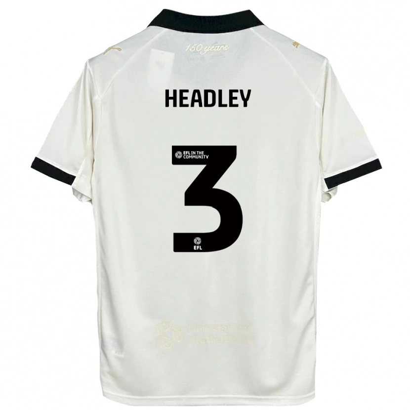 Danxen Pánské Jaheim Headley #3 Špinavě Bílá Černá Domů Hráčské Dresy 2025/26 Dres
