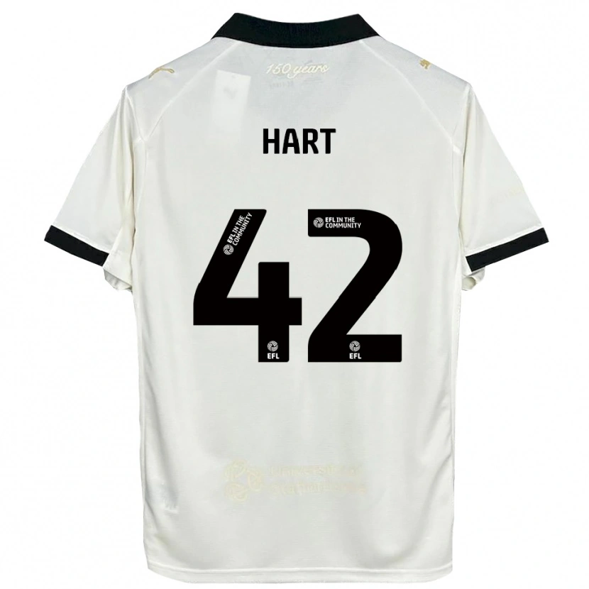 Danxen Pánské Sam Hart #42 Špinavě Bílá Černá Domů Hráčské Dresy 2025/26 Dres