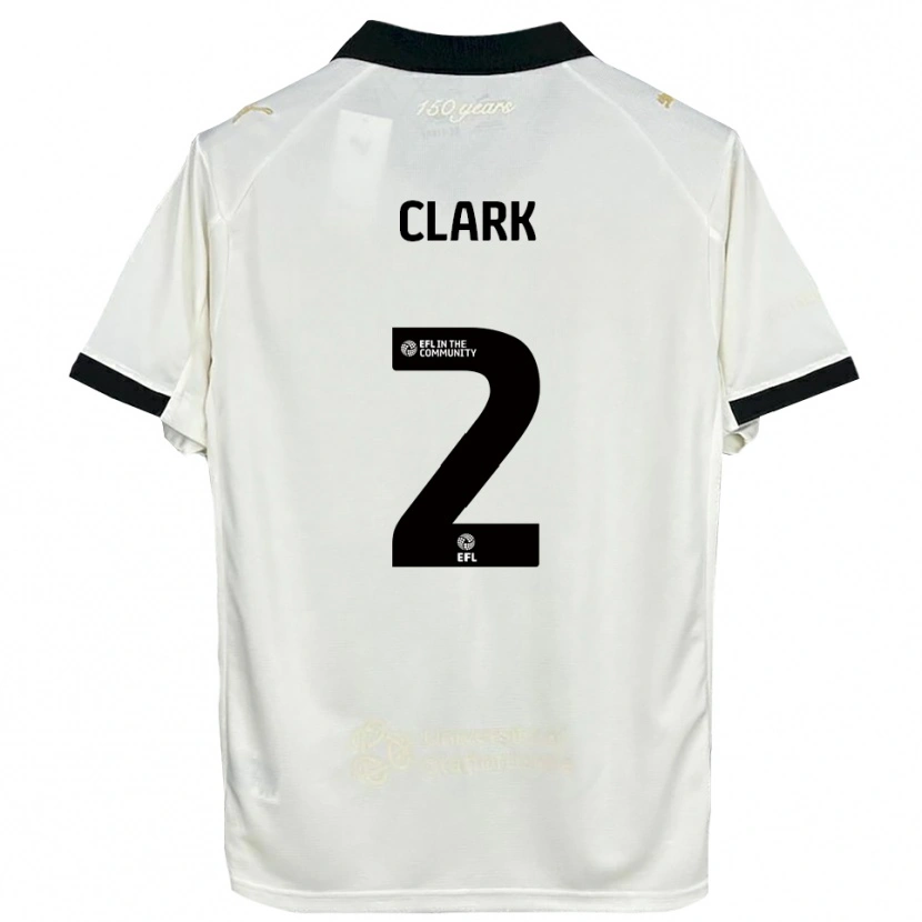 Danxen Pánské Mitch Clark #2 Špinavě Bílá Černá Domů Hráčské Dresy 2025/26 Dres