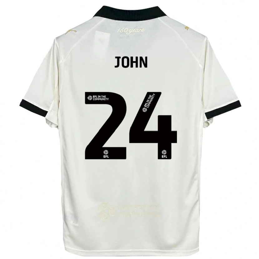 Danxen Pánské Kyle John #24 Špinavě Bílá Černá Domů Hráčské Dresy 2025/26 Dres