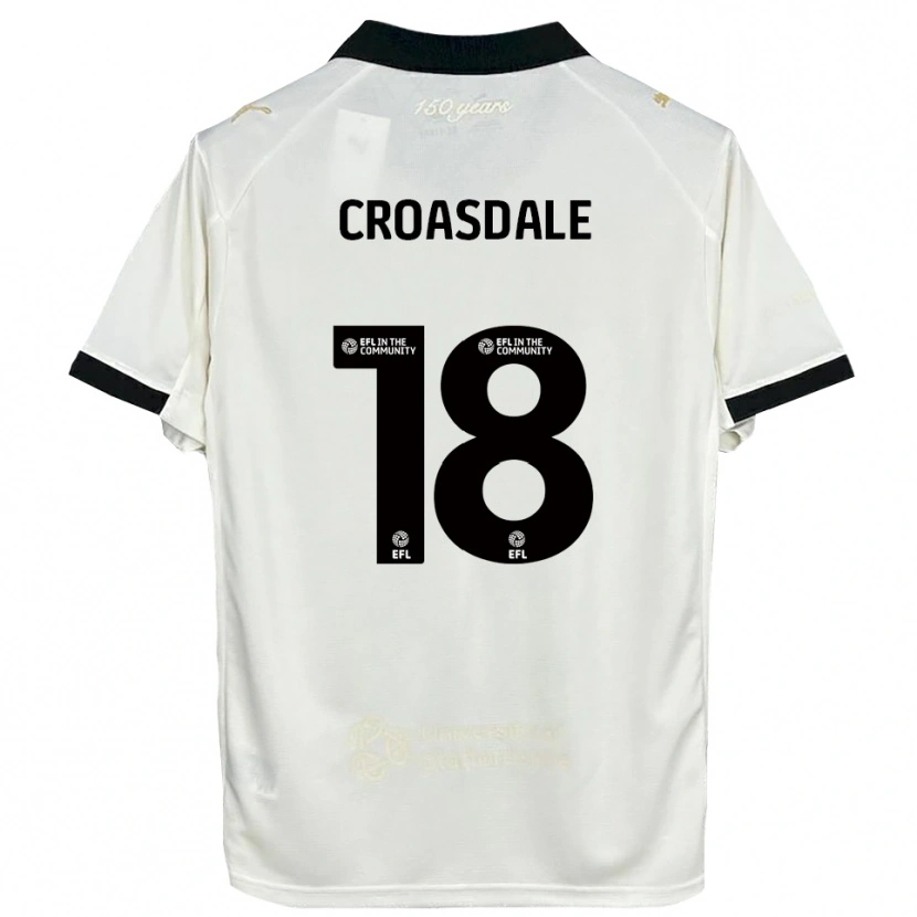 Danxen Pánské Ryan Croasdale #18 Špinavě Bílá Černá Domů Hráčské Dresy 2025/26 Dres
