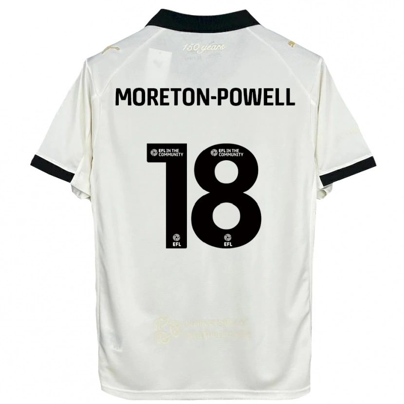 Danxen Pánské Erin Moreton-Powell #18 Špinavě Bílá Černá Domů Hráčské Dresy 2025/26 Dres