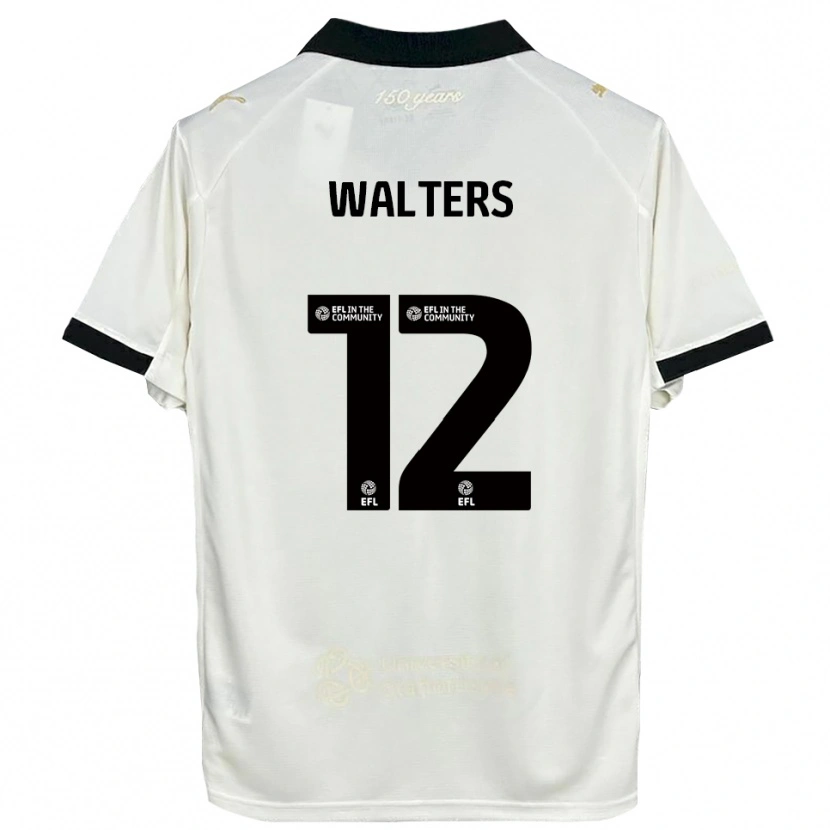 Danxen Pánské Rhys Walters #12 Špinavě Bílá Černá Domů Hráčské Dresy 2025/26 Dres