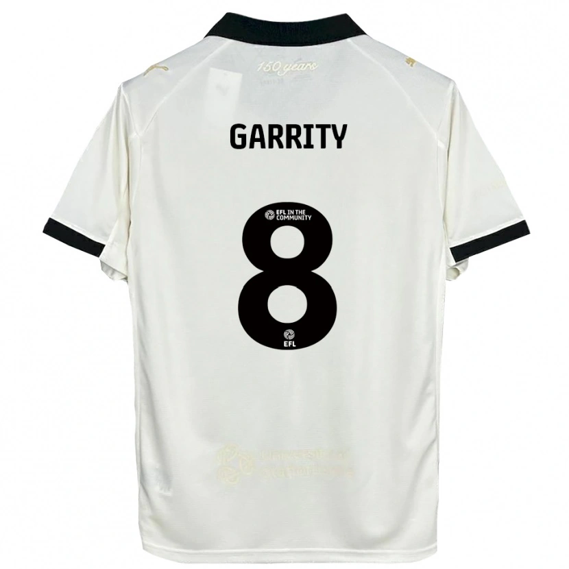 Danxen Pánské Ben Garrity #8 Špinavě Bílá Černá Domů Hráčské Dresy 2025/26 Dres