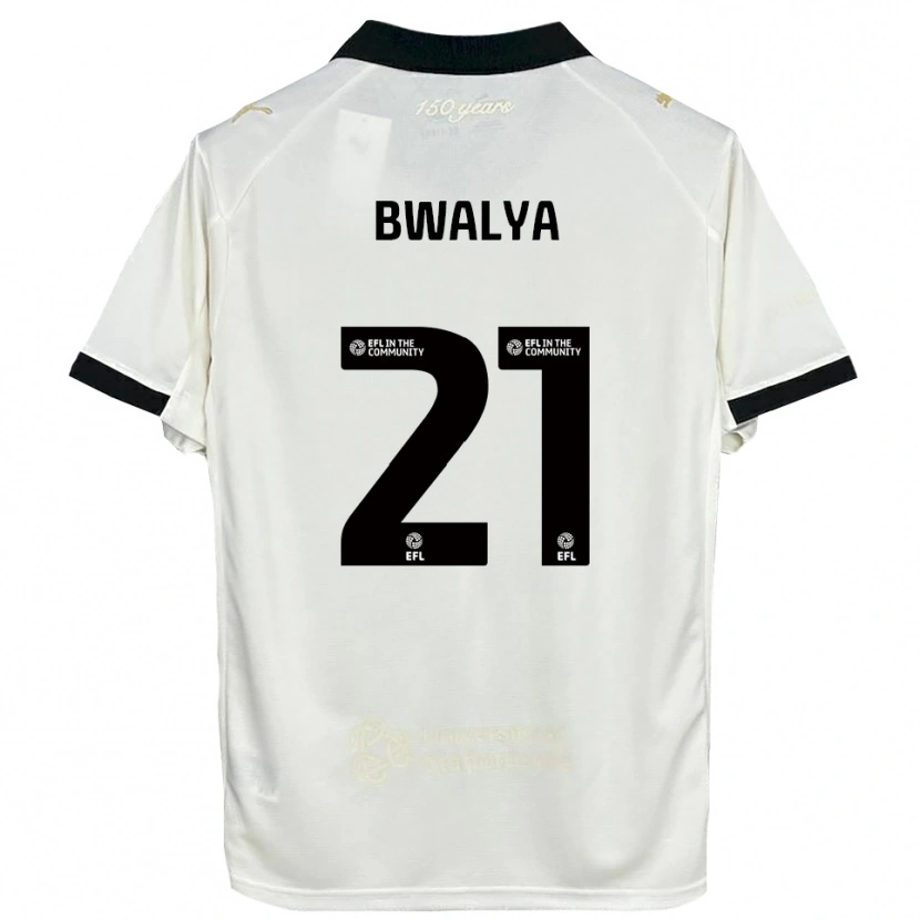 Danxen Pánské Sophie Bwalya #21 Špinavě Bílá Černá Domů Hráčské Dresy 2025/26 Dres