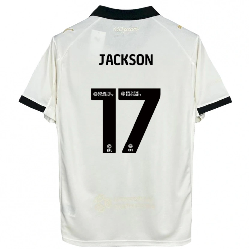 Danxen Pánské Freya Jackson #17 Špinavě Bílá Černá Domů Hráčské Dresy 2025/26 Dres