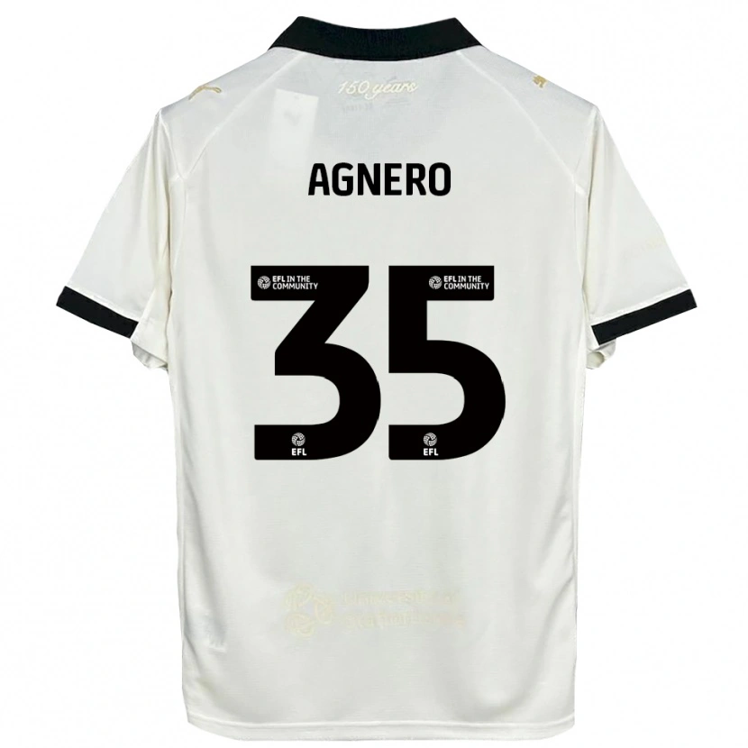 Danxen Pánské Karl Agnero #35 Špinavě Bílá Černá Domů Hráčské Dresy 2025/26 Dres