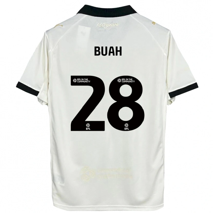 Danxen Pánské Andrew Buah #28 Špinavě Bílá Černá Domů Hráčské Dresy 2025/26 Dres