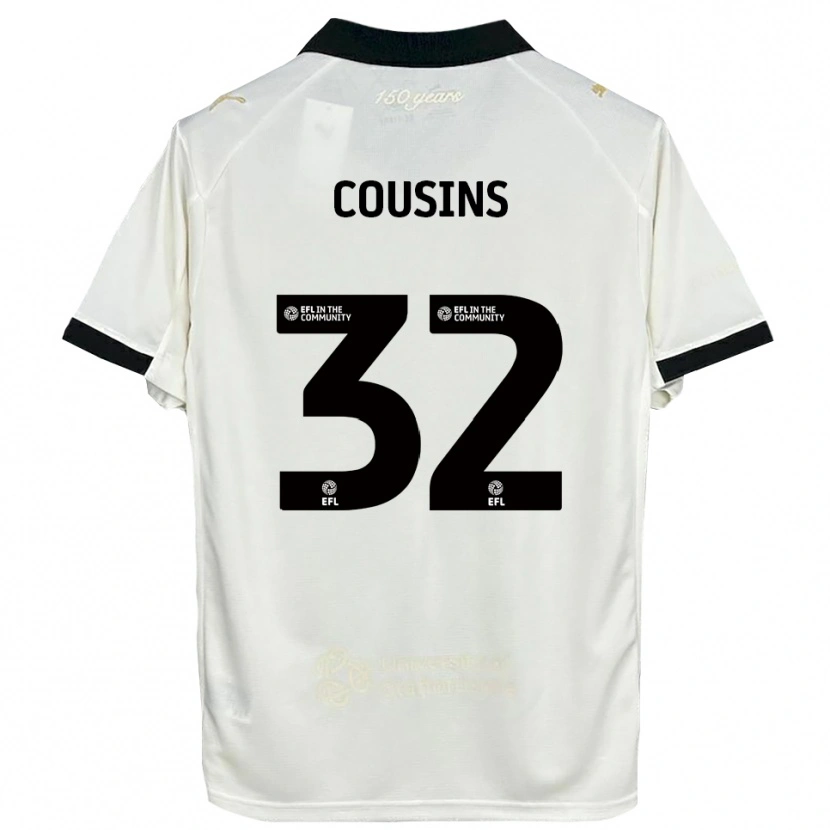 Danxen Pánské Logan Cousins #32 Špinavě Bílá Černá Domů Hráčské Dresy 2025/26 Dres