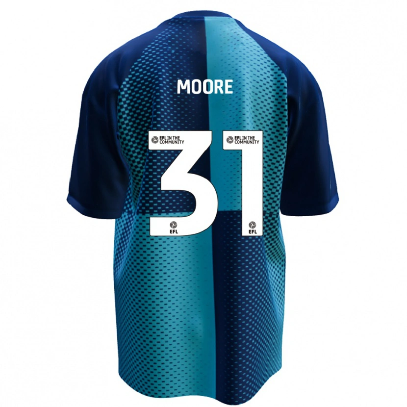 Danxen Pánské Stuart Moore #31 Modrá Nebesky Modrá Domů Hráčské Dresy 2025/26 Dres