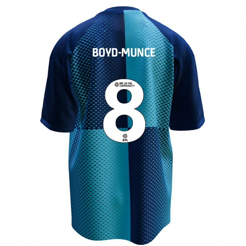 Danxen Pánské Caolan Boyd-Munce #8 Modrá Nebesky Modrá Domů Hráčské Dresy 2025/26 Dres