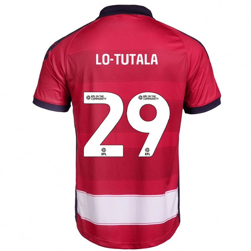 Danxen Pánské Thimothée Lo-Tutala #29 Červená Bílá Domů Hráčské Dresy 2025/26 Dres