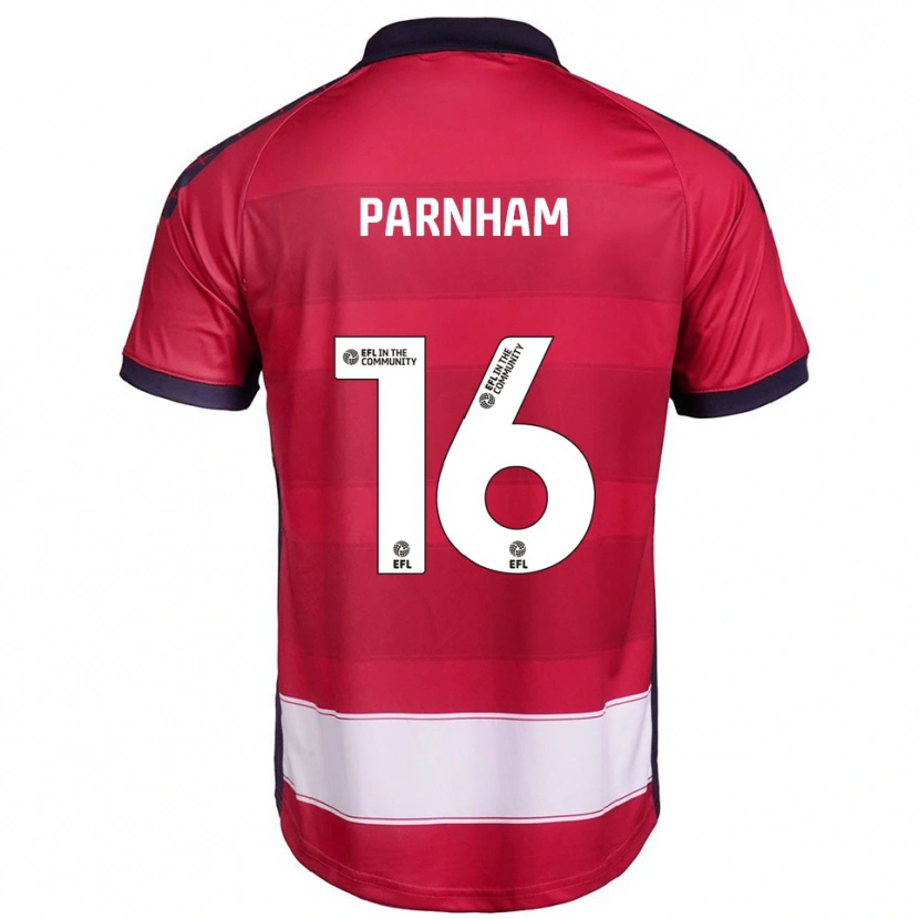 Danxen Pánské Arianne Parnham #16 Červená Bílá Domů Hráčské Dresy 2025/26 Dres