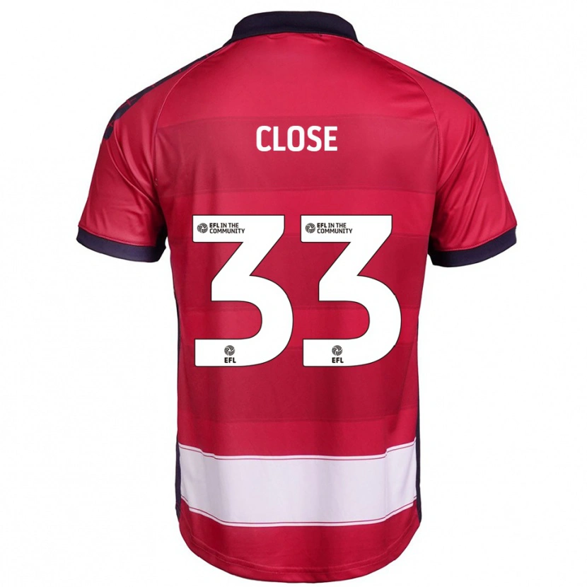 Danxen Pánské Ben Close #33 Červená Bílá Domů Hráčské Dresy 2025/26 Dres